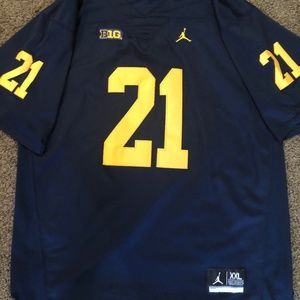 Desmond Howard University of Michigan Jordan brand jersey